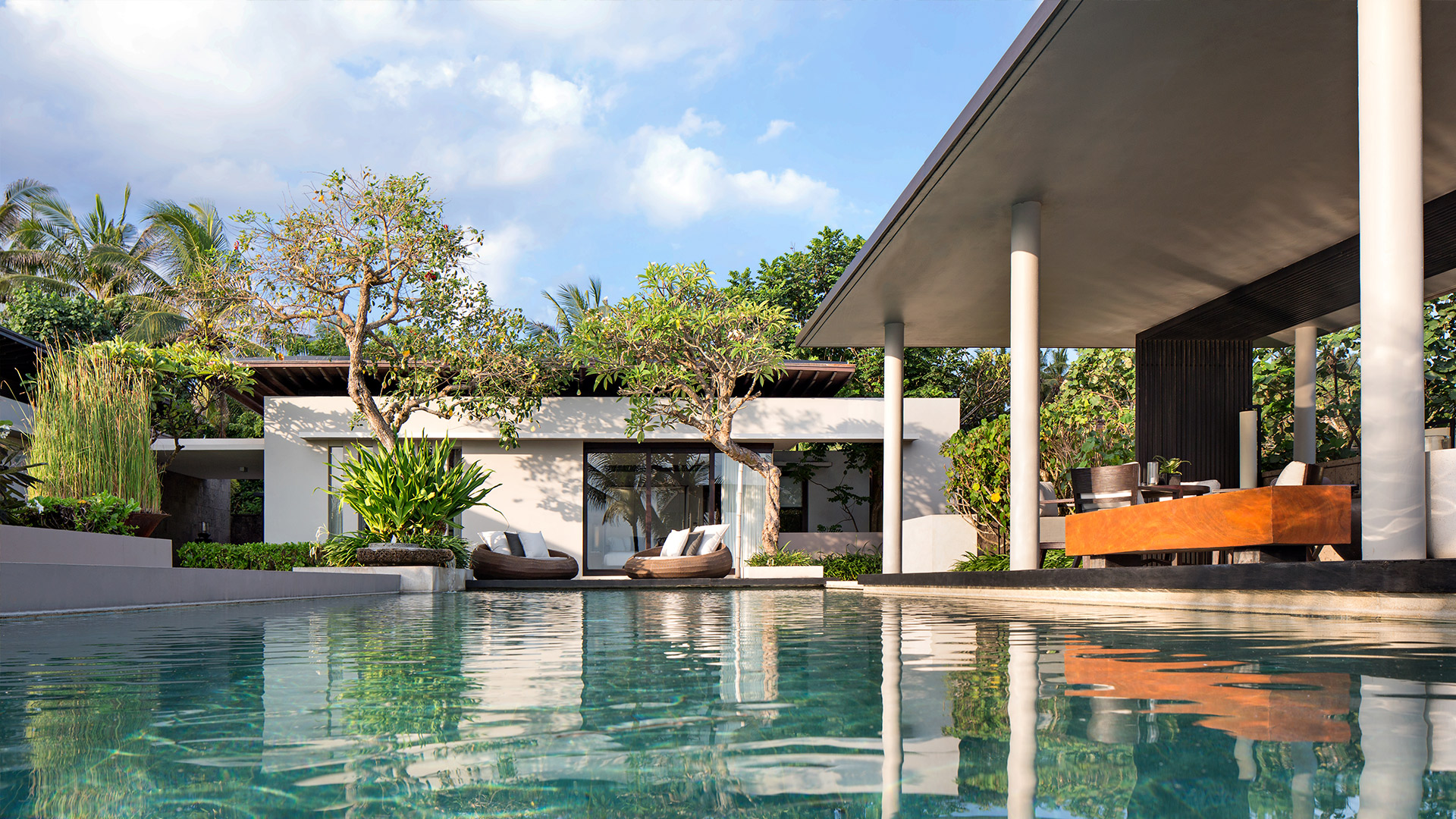 Deluxe Ocean Pool Villa - Bespoke interior design by Soo Chan of SCDA
